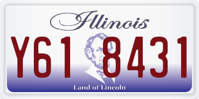 IL license plate Y618431
