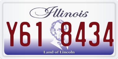 IL license plate Y618434