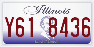 IL license plate Y618436