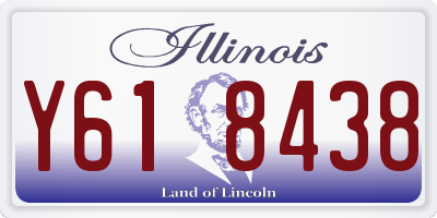 IL license plate Y618438