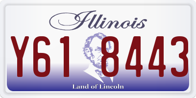 IL license plate Y618443