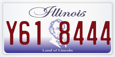 IL license plate Y618444