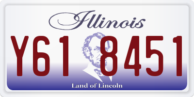 IL license plate Y618451