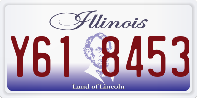 IL license plate Y618453