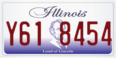 IL license plate Y618454
