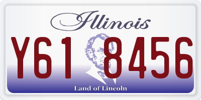 IL license plate Y618456