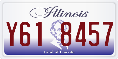 IL license plate Y618457
