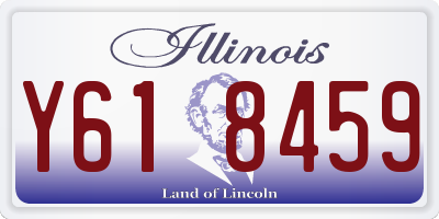 IL license plate Y618459