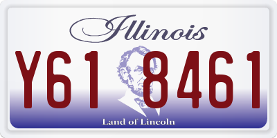 IL license plate Y618461