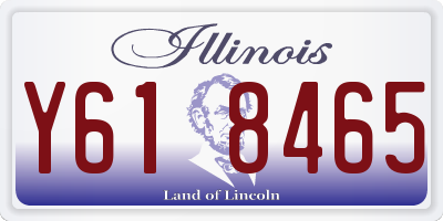IL license plate Y618465