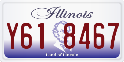 IL license plate Y618467