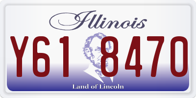 IL license plate Y618470