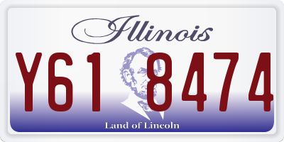 IL license plate Y618474
