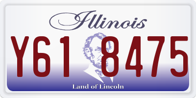 IL license plate Y618475