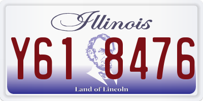 IL license plate Y618476