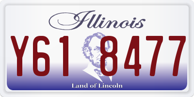 IL license plate Y618477