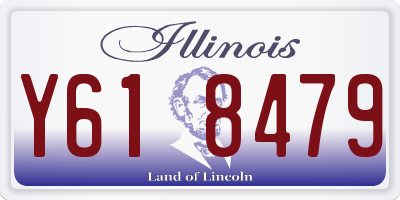 IL license plate Y618479
