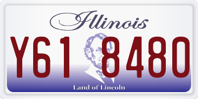 IL license plate Y618480