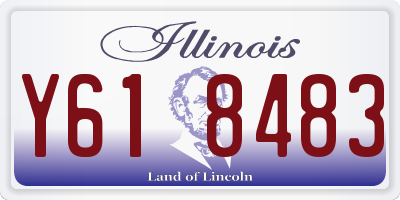 IL license plate Y618483