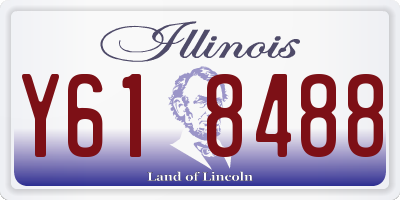 IL license plate Y618488