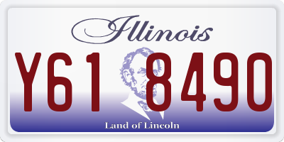 IL license plate Y618490