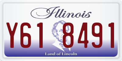 IL license plate Y618491
