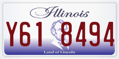 IL license plate Y618494