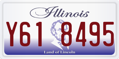 IL license plate Y618495