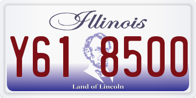 IL license plate Y618500