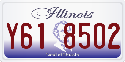IL license plate Y618502
