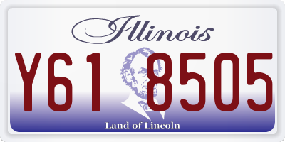 IL license plate Y618505