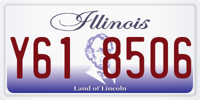 IL license plate Y618506