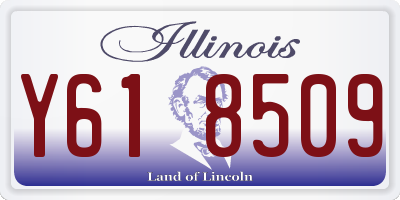 IL license plate Y618509