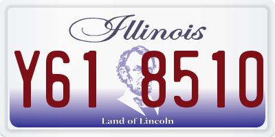 IL license plate Y618510