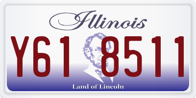 IL license plate Y618511