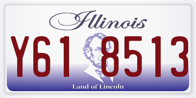 IL license plate Y618513