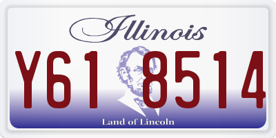 IL license plate Y618514