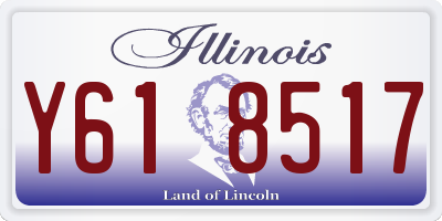 IL license plate Y618517