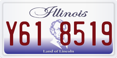 IL license plate Y618519