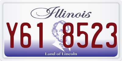 IL license plate Y618523