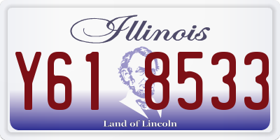 IL license plate Y618533