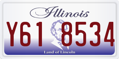 IL license plate Y618534