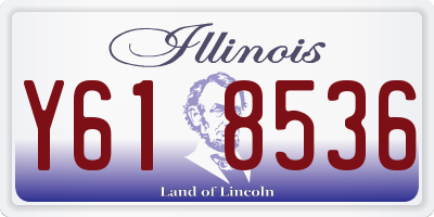IL license plate Y618536