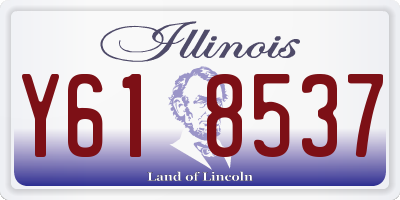 IL license plate Y618537