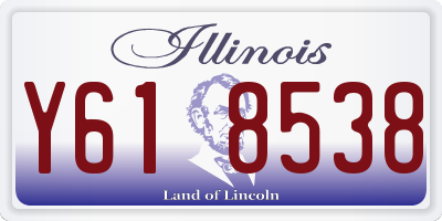 IL license plate Y618538