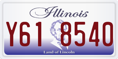 IL license plate Y618540