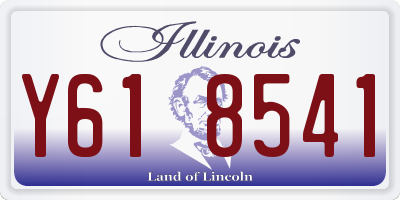 IL license plate Y618541