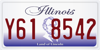IL license plate Y618542
