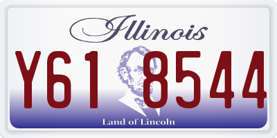 IL license plate Y618544