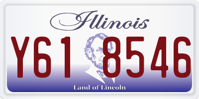IL license plate Y618546